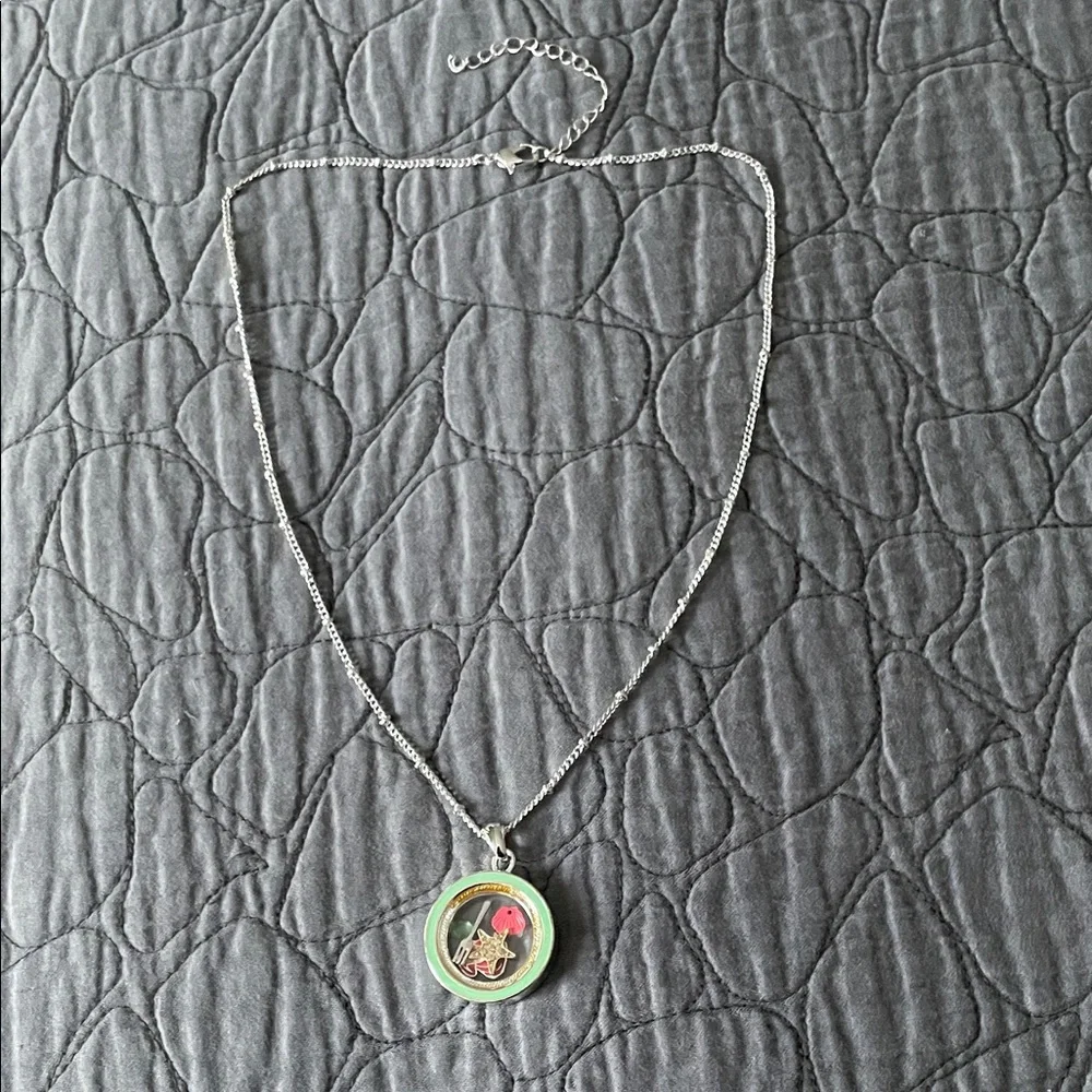 Disney Vintage Ariel Floating Charms Necklace